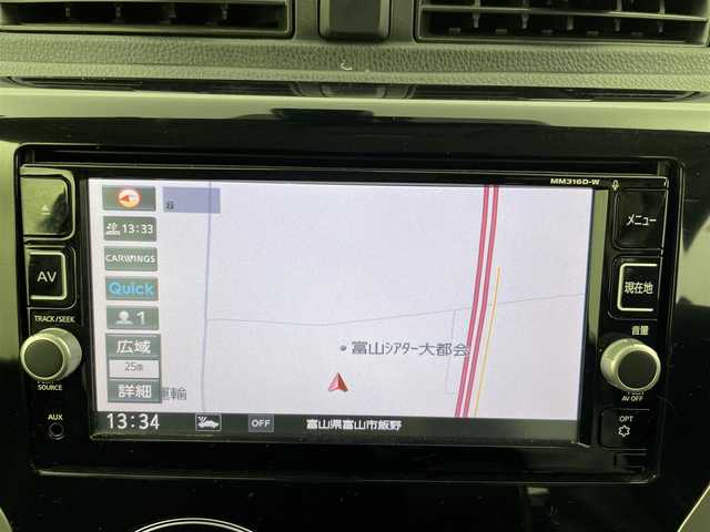 日産 デイズ X Vセレクション 富山県 2016(平28)年 5.9万km モカブラウンP 純正ナビ(AM/FM/CD/DVD/BT/USB)/フルセグTV/全方位カメラ/衝突軽減ブレーキ/横滑り防止装置/アイドリングストップ/ABS/純正AW/純正フロアマット/ハロゲンヘッドライト/電動格納ミラー/バニティミラー/スマートキー/取扱説明書/保証書