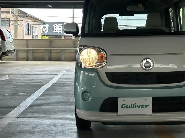 ダイハツ ムーヴ キャンバス X LTD SA Ⅲ 静岡県 2017(平29)年 5.6万km パールホワイトⅢ/ファインミントメタリック 2トーン スマートアシスト３/メモリナビ/フルセグＴＶ/ＤＶＤ再/ＢＴ/ＬＫＣ/アクセル踏み間違い防止/アイドリングストップ/両側電動スライドドア/ＵＳＢ充電/オートライト/オートハイビーム/ＬＥＤヘッドライト/ＡＡＣ/コーナーセンサー