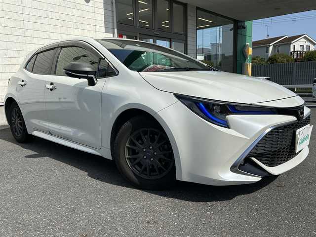 トヨタ カローラ スポーツ G Z 埼玉県 2018(平30)年 4万km ホワイトパールクリスタルシャイン 社外ディスプレイオーディオ（FM/AM/BT/CD）/バックカメラ/アダプティブクルーズコントロール/ETC/社外15インチアルミホイール/純正18インチアルミホイール車載/レーンキープアシスト/パドルシフト/ドラレコ/オートライト/ステアリングスイッチ/プッシュスタート/純正フロアマット/トノカバー/純正ドアバイザー/ヘッドアップディスプレイ/電子パーキングブレーキ/ブレーキホールド/横滑り防止システム/アイドリングストップ/スマートキー/スペアキー1本/保証書/取扱説明書/ナビ取説