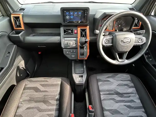 ダイハツ タフト G ターボ 鳥取県 2021(令3)年 4.8万km フォレストカーキメタリック ワンオーナー/4WD・ターボ車/社外ナビ/フルセグ/DVD/CD/BT/USB/バックカメラ・ETC/ガラスルーフ/前席シートヒーター/スマートアシスト/レーダークルーズコントロール/LEDヘットライト/フォグライト/純正15インチアルミホイール/スタットレスセット積込/プッシュエンジンスタート/電動パーキングブレーキ/アイドリングストップ/フロアマット・ドアバイザー/スペアキーｘ１