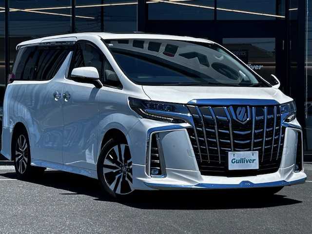 トヨタ アルファード S Cパッケージ 茨城県 2020(令2)年 6.1万km ホワイトパールクリスタルシャイン ディスプレイオーディオ/Bluetooth バックカメラ/両側パワースライド/電動リアゲート/パワーシート/フリップダウンモニター/シートヒーター/ベンチレーション/ハンドルヒーター/サンルーフ/デジタルインナーミラー/ドライブレコーダー/ETC/ブレーキホールド/オットマン