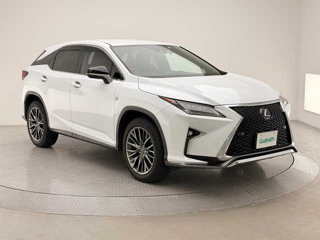 レクサス ＲＸ 300 Fスポーツ 兵庫県 2018(平30)年 6.3万km ホワイトノーヴァガラスフレーク 純正12.3インチナビ/（フルセグ/CD/DVD/FM/AM/Bluettoth）/バックカメラ（サイド）/ビルトインETC2.0/純正前方ドラレコ/ヘッドアップディスプレイ/パワーバックドア/パドルシフト/ステアリングヒーター/レザーシート/メモリシート/シートヒーター・エアシート・パワーシート（D/N席）/ウインカーミラー/ドアバイザー/BMS/オートブレーキホールド/ISOFIX対応