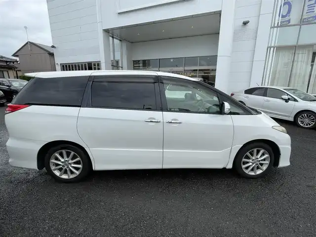 トヨタ エスティマ アエラス Gエディション 宮崎県 2012(平24)年 10万km ホワイトパールクリスタルシャイン /ワンセグテレビ//バックカメラ//フリップダウンモニター//ウィンカーミラー//オットマン//プッシュスタート//両側パワースライドドア//ETC//Bluetooth//取扱説明書