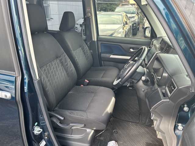 トヨタ ルーミー カスタムG－T 神奈川県 2017(平29)年 9.5万km ターコイズブルーマイカメタリック ワンオーナー/プッシュスタート/ビルトインETC/純正SDナビ/AM/FM/DISC/Bluetooth接続/地デジTV/クルーズコントロール/プリクラッシュ/アラウンドビューモニター/前席シートヒーター/横滑り防止装置/車線逸脱防止装置/オートライト/LEDライト/フォグライト/電動格納ミラー