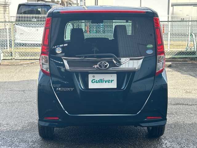 トヨタ ルーミー カスタムG－T 神奈川県 2017(平29)年 9.5万km ターコイズブルーマイカメタリック ワンオーナー/プッシュスタート/ビルトインETC/純正SDナビ/AM/FM/DISC/Bluetooth接続/地デジTV/クルーズコントロール/プリクラッシュ/アラウンドビューモニター/前席シートヒーター/横滑り防止装置/車線逸脱防止装置/オートライト/LEDライト/フォグライト/電動格納ミラー