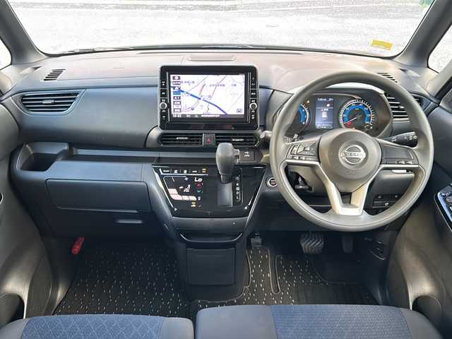 日産 ルークス ハイウェイスター X 沖縄県 2020(令2)年 5.7万km アッシュブラウンM 純正ナビ/（ＡＭ／ＦＭ／ＣＤ／ＤＶＤ／ＢＴ）/フルセグTV/全方位カメラ/バックカメラ　/前後ドラレコ　/衝突軽減装置/ハイビームアシスト　/後席エアコン　/片側パワースライドドア　/ビルトインＥＴＣ　/オートライト/オートエアコン/スマートキー/プッシュスタート/純正フロアマット