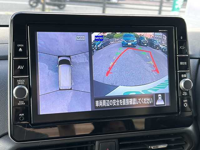 日産 ルークス ハイウェイスター X 沖縄県 2020(令2)年 5.7万km アッシュブラウンM 純正ナビ/（ＡＭ／ＦＭ／ＣＤ／ＤＶＤ／ＢＴ）/フルセグTV/全方位カメラ/バックカメラ　/前後ドラレコ　/衝突軽減装置/ハイビームアシスト　/後席エアコン　/片側パワースライドドア　/ビルトインＥＴＣ　/オートライト/オートエアコン/スマートキー/プッシュスタート/純正フロアマット