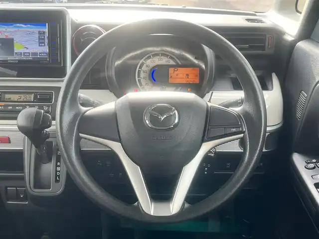 マツダ フレアワゴン ハイブリッド XS 島根県 2019(令1)年 5万km シフォンアイボリーM 純正メモリナビ　/フルセグＴＶ　/ＤＶＤ再生　/Ｂｌｕｅｔｏｏｔｈ　/バックカメラ　/前後ドライブレコーダー　/両側パワースライド/運転席側シートヒーター/レーンキープアシスト　/衝突軽減システム　/盗難防止装置　/後方コーナーセンサー　/アイドリングストップ/スペアキー/純正フロアマット