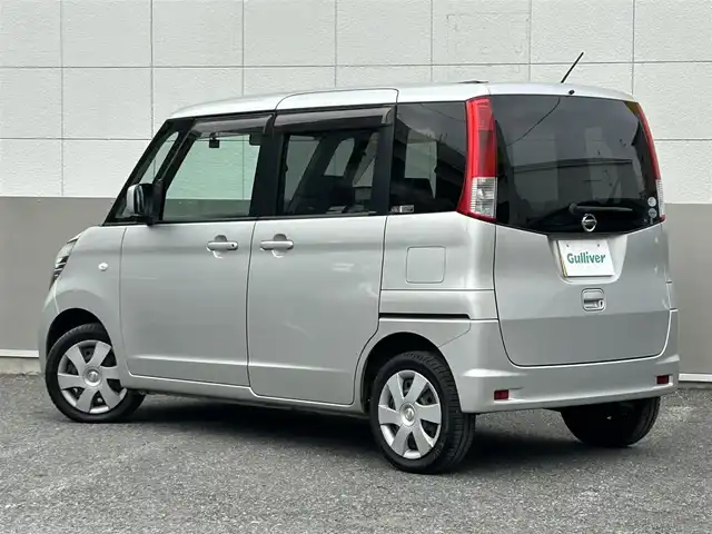 日産 ルークス G 東京都 2010(平22)年 4.6万km シルキーシルバーメタリック 純正ナビ/ ワンセグTV/CD/FM/AM/左側パワースライドドア/ETC2.0/ドライブレコーダー/プッシュスタート/スマートキー/電動格納ミラー/ヘッドライトレベライザー/フロアマット/ドアバイザー