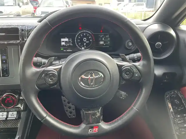 トヨタ ＧＲ８６ RZ 福岡県 2023(令5)年 3.5万km パール 社外ナビ(フルセグテレビ・CD・DVD・FM・AM・BT)/前席シートヒーター/クルーズコントロール/バックカメラ/ETC/プッシュスタート/純正フロアマット/スマートキー/レーンキープアシスト