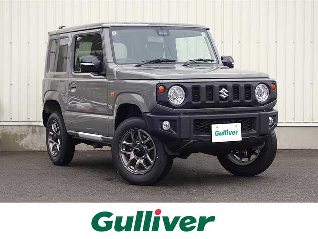 スズキ ジムニー XC 山形県 2024(令6)年 0.1万km未満 ミディアムグレー パートタイム4WD/デュアルセンサーブレーキサポート/クルーズコントロール/LEDオートヘッドライト/シートヒーター/純正16インチアルミホイール/アイドリングストップ/コーナーセンサー/ステアリングスイッチ/IC付ターボ/電動格納ウィンカーミラー/ミラーヒーター/フォグランプ/スマートキー×2