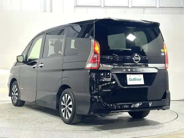 日産 セレナ ハイウェイスターVセレクションⅡ 大阪府 2019(平31)年 6.7万km ダイヤモンドブラック プロパイロット　デジタルインナーミラー　アルパインナビ　後席モニター　全方位カメラ　パークアシスト　両側パワスラ　ＥＴＣ　ドラレコ　クリアランスソナー　ＬＥＤヘッドライト　アイドリングストップ　禁煙車