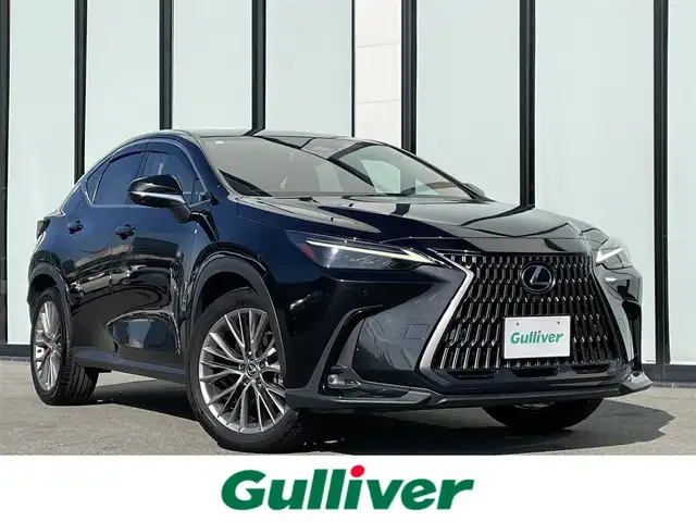 レクサス ＮＸ 250 バージョンL 大阪府 2023(令5)年 1.7万km グラファイトブラックガラスフレーク サンルーフ/全方位カメラ/14インチディスプレイオーディオプラス/・フルセグTV/BT/AppleCarPlay/AndroidAuto/Lexus Safety System /・レーンディパーチャーアラート/・レーントレーシングアシスト/・レーダークルーズコントロール/・ロードサインアシスト/・発進遅れ告知機能/・プロアクティブドライビングアシスト/本革シート/・前席シートベンチレーション＋シートヒーター/・後席シートヒーター/ビルトインETC2.0/ドライブレコーダー/AC100V/100W/ハンズフリーパワーバックドア/スマートキー×3