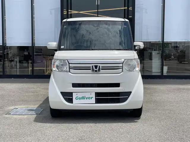 ホンダ Ｎ ＢＯＸ G Lパッケージ 愛媛県 2016(平28)年 5.8万km プレミアムホワイトパールⅡ 純正ナビ/ビルトインETC/アイドリングストップ/Bカメラ/片側パワースライドドア/ドアバイザー/衝突軽減/純正フロアマット/純正14AW/ABS/横滑り防止装置/スマートキー/スペアキー/プッシュスタート