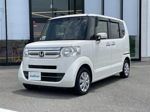 ホンダ Ｎ ＢＯＸ G Lパッケージ 愛媛県 2016(平28)年 5.8万km プレミアムホワイトパールⅡ 純正ナビ/ビルトインETC/アイドリングストップ/Bカメラ/片側パワースライドドア/ドアバイザー/衝突軽減/純正フロアマット/純正14AW/ABS/横滑り防止装置/スマートキー/スペアキー/プッシュスタート