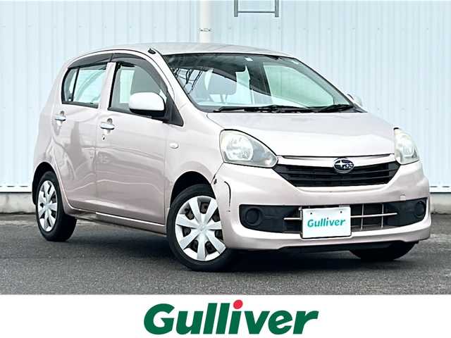 スバル プレオ プラス F 愛媛県 2013(平25)年 10.9万km ライトローズマイカメタリック 社外ナビ/Bluetooth/CD/DVD/ワンセグ/SD/ETC/純正フロアマット/リモコンキー