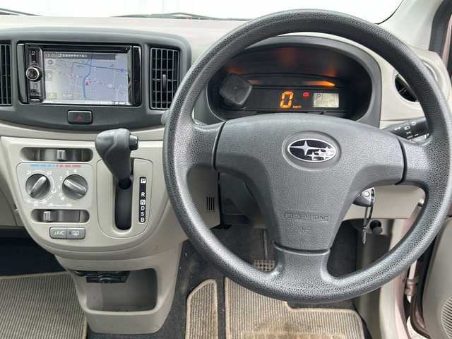 スバル プレオ プラス F 愛媛県 2013(平25)年 10.9万km ライトローズマイカメタリック 社外ナビ/Bluetooth/CD/DVD/ワンセグ/SD/ETC/純正フロアマット/リモコンキー