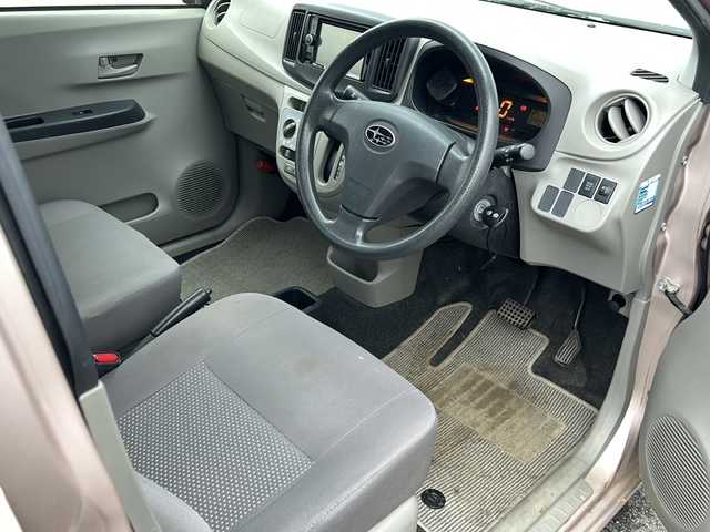 スバル プレオ プラス F 愛媛県 2013(平25)年 10.9万km ライトローズマイカメタリック 社外ナビ/Bluetooth/CD/DVD/ワンセグ/SD/ETC/純正フロアマット/リモコンキー