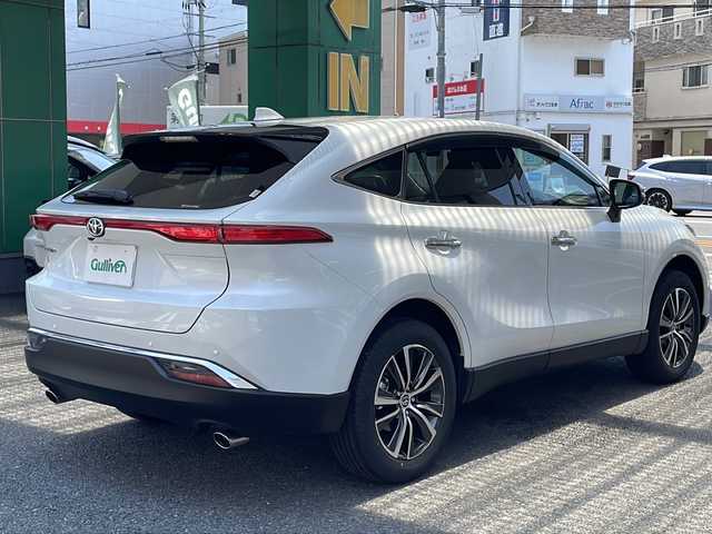 トヨタ ハリアー G 大阪府 2025(令7)年 0.5万km プラチナホワイトパールマイカ ワンオーナー/純正ナビ/BT/TV/AM/FM/USB/フルセグテレビ/バックカメラ/アダプティブクルーズコントロール/ドアバイザー/プッシュスタート/パワーバックドア/コーナーセンサー/ETC/保証書/記録簿/スペアキー/ドライブレコーダー