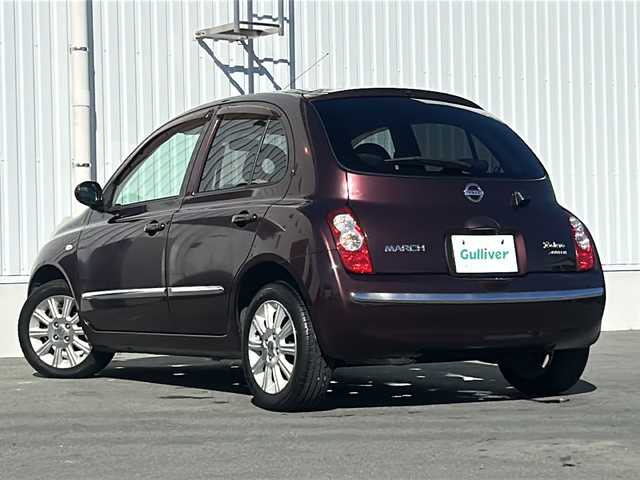 日産 マーチ ボレロ 三重県 2009(平21)年 5.1万km フランボワーズレッド 禁煙/純正ナビ/フルセグTV/バックカメラ/スマートキー/AUTECHホイール/オートライト/フォグランプ/電動格納ミラー/純正フロアマット/純正ドアバイザー/保証書/取扱説明書
