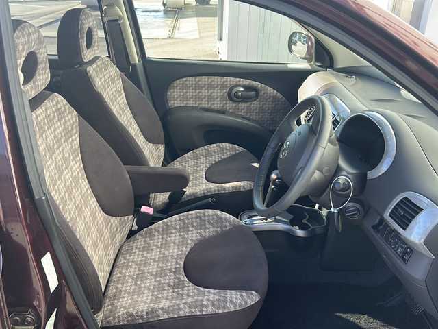 日産 マーチ ボレロ 三重県 2009(平21)年 5.1万km フランボワーズレッド 禁煙/純正ナビ/フルセグTV/バックカメラ/スマートキー/AUTECHホイール/オートライト/フォグランプ/電動格納ミラー/純正フロアマット/純正ドアバイザー/保証書/取扱説明書