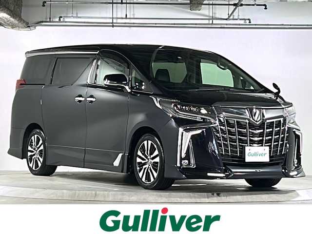 トヨタ アルファード S Cパッケージ 広島県 2020(令2)年 5.8万km スパークリングブラックパールクリスタルシャイン 禁煙/TRDエアロ/TRDマフラー/純正ディスプレイナビ/フルセグTV/バックカメラ/純正フリップダウンモニター/レーダークルーズコントロール/両側パワースライドドア/三眼LEDオートライト/オートハイビーム/ビルトインETC/レザーシート/シートヒーター /シートベンチレーション /メモリーシート /パワーシート/パワーバックドア /スマートキー/スペアキー /プッシュスタート /純正フロアマット/純正アルミホイール