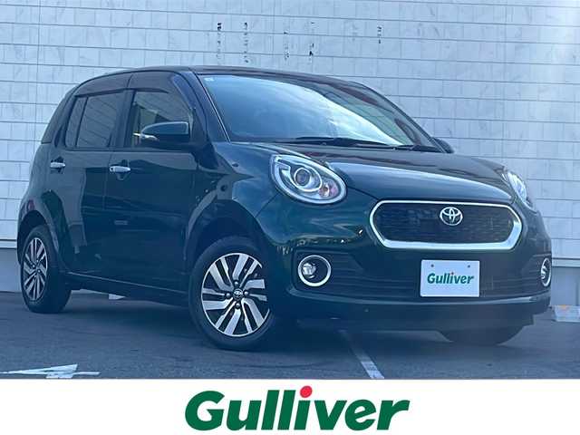 トヨタ パッソ モーダ　Gパッケージ 長野県 2017(平29)年 5.6万km ブラックマイカメタリック/ダークエメラルドマイカ 2トーン ・純正7インチメモリーナビゲーション/CD ワンセグTV Bluetooth/・バックカメラ/・ビルトインETC/・スマートアシスト/・アイドリングストップ/・横滑り防止装置/・純正14インチアルミホイール/・ウィンカーミラー/・電動格納ミラー/・LEDヘッドライト/・オートライト/・ステアリングリモコン/・スマートキー/・エンジンプッシュスタート