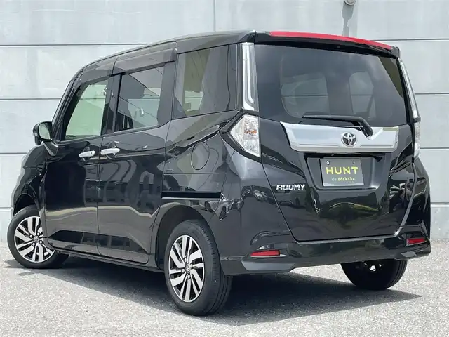 トヨタ ルーミー カスタムG 千葉県 2022(令4)年 2.8万km ブラックマイカメタリック 純正ナビ/バックカメラ/フルセグＴＶ/クルーズコントロール/ビルトインＥＴＣ/両側パワースライドドア/前席シートヒーター/コーナーセンサー/衝突被害軽減ブレーキ/オートライト/アイドリングストップ
