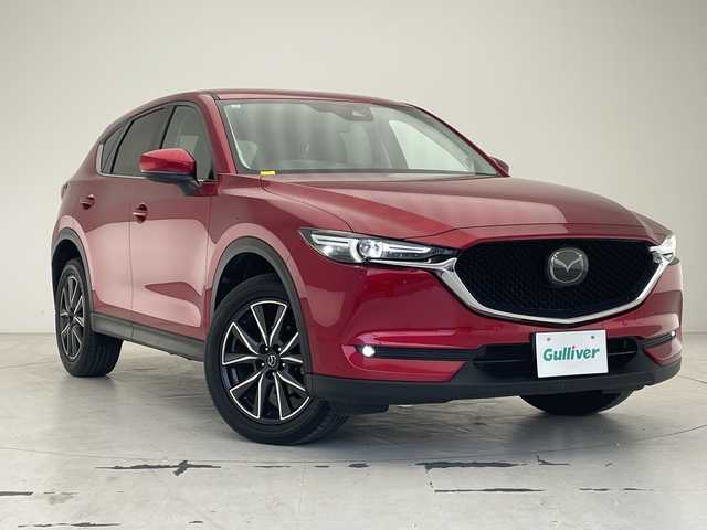 マツダ ＣＸ－５ XD Lパッケージ 沖縄県 2017(平29)年 8.9万km ソウルレッドクリスタルM 純正ナビ　/フルセグＴＶ　/ＢＬＵＥＴＯＯＴＨ接続　/ドラレコ　/純正ＥＴＣ/ＢＯＳＥサウンド/レーンキープアシスト/横滑り防止装置/衝突軽減システム/盗難防止装置/レザーシート　/パワーシート　/シートヒーター　/ステアリングヒーター　/ヘッドアップディスプレイ　/クルーズコントロール　/アイドリングストップ/プッシュスタート/スマートキー/MTモード付AT/純正フロアマット