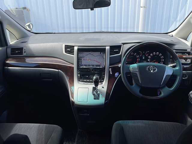 トヨタ ヴェルファイア 2．4Z 三重県 2013(平25)年 13万km ホワイトパールクリスタルシャイン ALPINE9型ナビ/ALPINE後席モニター/サンルーフ/オットマン/ETC/ステアリングリモコン/両側パワースライドドア/オートライト/コーナーセンサー/スペアキー/禁煙車