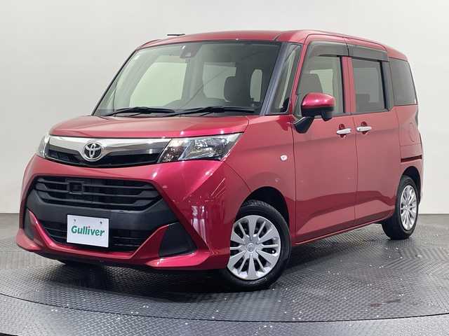 トヨタ タンク X S 愛媛県 2018(平30)年 3.3万km マゼンタベリーマイカM 純正ナビ/フルセグ／Ｂｌｕｅｔｏｏｔｈ／ＣＤ／ＳＤ／ＥＴＣ/片側パワースライドドア/レーンキープアシスト/オートライト/プッシュスタート