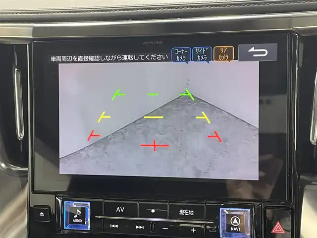 トヨタ アルファード S Cパッケージ 大阪府 2018(平30)年 4.7万km ブラック サンルーフ　黒革シート　後席モニター　三眼ＬＥＤ　シーケンシャル　ＡＬＰＩＮＥナビＴＶ　ジタルインナーミラー　パワーシート／ヒーター／エアコン　電動リアゲート　衝突軽減　レーダーＣ　ＢＳＭ