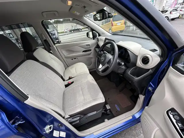 日産 デイズ X 埼玉県 2022(令4)年 0.7万km アトランティックブルー ワンオーナー/純正ナビゲーション（フルセグTV/BT/AM/FM）/アラウンドビューモニター/バックカメラ/ドライブレコーダー前方のみ/純正14インチアルミホイール/純正フロアマット/純正ドアバイザー/AAC/スマートキー/プッシュスタート/電動格納ミラー/ナビ/車両取扱説明書/保証書
