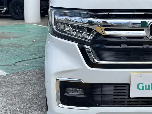ホンダ Ｎ ＢＯＸ カスタム L ターボ 神奈川県 2023(令5)年 1.3万km プラチナホワイトパール ワンオーナー/社外メモリナビ/　（CD・DVD・Bluetooth・USB）/フルセグTV/両側パワースライドドア/ホンダセンシング/アダプティブクルーズコントロール/前後コーナーセンサー/ハーフレザーシート/前席シートヒーター/LEDヘッドライト/LEDフォグライト/スマートキー×2/ETC/保証書/取扱説明書