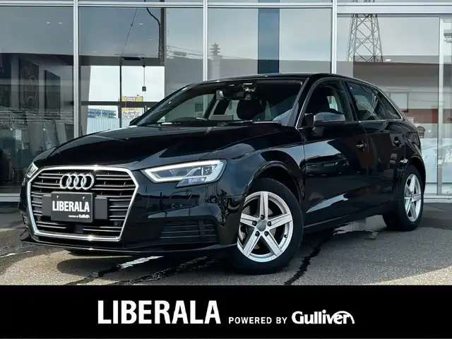 アウディ Ａ３ スポーツバック 1．4 TFSI 富山県 2018(平30)年 5.7万km 黒 純正ナビ/フルセグTV/CD/Bluetooth接続/バックカメラ/電動パーキングブレーキ/LEDヘッドライト/衝突軽減ブレーキ/ドライブレコーダー/純正フロアマット/純正16インチAW/カーテンエアバック/オートライト/プッシュスタート/コーナーセンサー