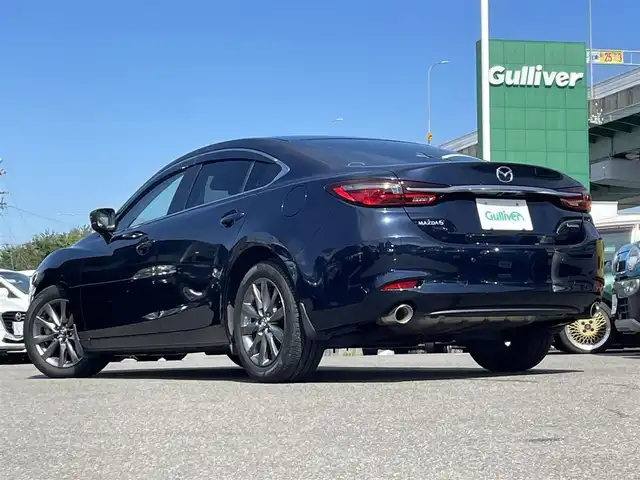 マツダ マツダ６セダン 20S 愛知県 2019(令1)年 6.3万km ディープクリスタルブルーマイカ 純正8型ナビ/バックモニター/ETC/クルーズコントロール/衝突被害軽減ブレーキ/車線逸脱防止支援システム/ブラインドスポットモニター/ドライバーアテンションアラート/リアパーキングセンサー/ハイビームコントロール/標識認識システム/LEDヘッドランプ/革巻きステアリング/パドルシフト/純正17インチアルミホイール/スマートキー/キーレスエントリーシステム/禁煙車