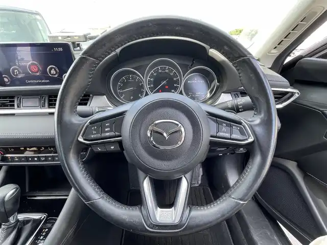 マツダ マツダ６セダン 20S 愛知県 2019(令1)年 6.3万km ディープクリスタルブルーマイカ 純正8型ナビ/バックモニター/ETC/クルーズコントロール/衝突被害軽減ブレーキ/車線逸脱防止支援システム/ブラインドスポットモニター/ドライバーアテンションアラート/リアパーキングセンサー/ハイビームコントロール/標識認識システム/LEDヘッドランプ/革巻きステアリング/パドルシフト/純正17インチアルミホイール/スマートキー/キーレスエントリーシステム/禁煙車