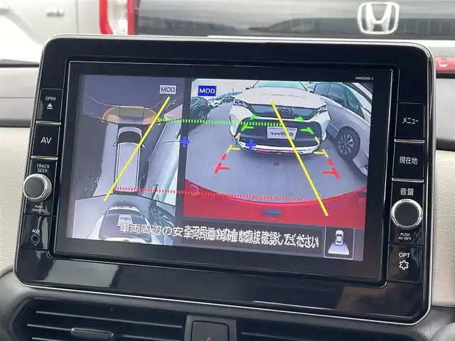 日産 ルークス X 滋賀県 2020(令2)年 3.8万km スパークリングレッドM 9インチ純正ナビ/（フルセグTV/Bluetooth/AUX/CD/DVD）/全方位カメラ/片側パワースライドドア/前後コーナーセンサー/ETC2.0/アイドリングストップ/衝突被害軽減ブレーキ/純正フロアマット/スマートキー/プッシュスタート/オートライト