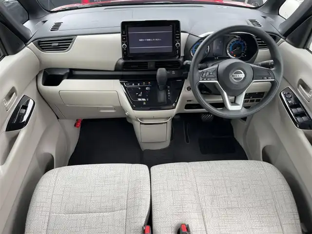 日産 ルークス X 滋賀県 2020(令2)年 3.8万km スパークリングレッドM 9インチ純正ナビ/（フルセグTV/Bluetooth/AUX/CD/DVD）/全方位カメラ/片側パワースライドドア/前後コーナーセンサー/ETC2.0/アイドリングストップ/衝突被害軽減ブレーキ/純正フロアマット/スマートキー/プッシュスタート/オートライト