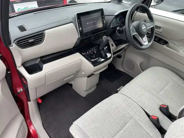 日産 ルークス X 滋賀県 2020(令2)年 3.8万km スパークリングレッドM 9インチ純正ナビ/（フルセグTV/Bluetooth/AUX/CD/DVD）/全方位カメラ/片側パワースライドドア/前後コーナーセンサー/ETC2.0/アイドリングストップ/衝突被害軽減ブレーキ/純正フロアマット/スマートキー/プッシュスタート/オートライト