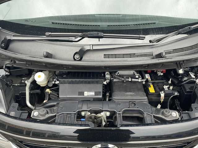 日産 ルークス ハイウェイスター Gターボ 福岡県 2022(令4)年 5.9万km ブラック 社外９型ナビ/フルセグＴＶ／Bluetooth／CD／DVD/アラウンドビューモニター/片側パワースライドドア/エマージェンシーブレーキ/純正１５インチアルミホイール/ＬＥＤヘッドライト/オートライト/ＬＥＤフォグランプ/車高調/純正サスペンション（積み込み）/ステアリングスイッチ/プッシュスタート/スマートキー/スペアキー