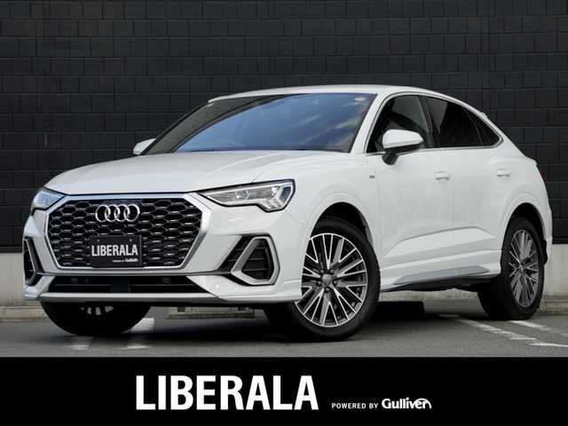 アウディ Ｑ３ 35TFSI Sライン 静岡県 2020(令2)年 1.9万km グレイシアホワイトメタリック ワンオーナー /AudyプレセンスACC/レーンアシスト　サイドアシスト /MMIナビフルセグTV BluetoothUSB/全方位カメラ/ブラックレザーシート シートヒーター /前席パワーシート/ワイヤレス充電/パワーバックドア /KAROフロアマッド/ドライブレコーダー/GPSレーダー/DSRCETC