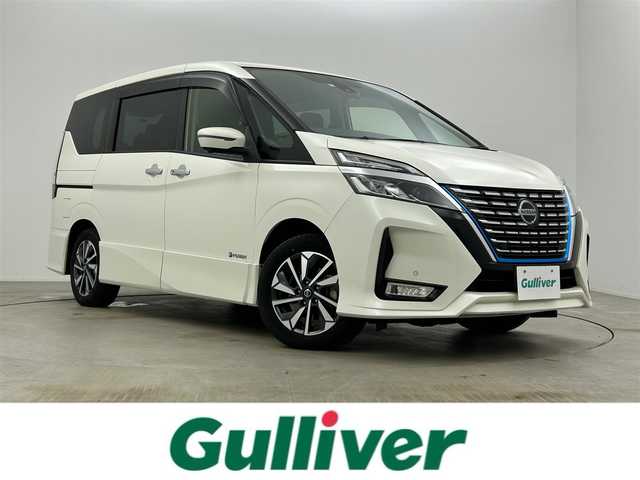 日産 セレナ e－パワー ハイウェイスター V 岡山県 2020(令2)年 3.5万km ブリリアントホワイトパール 純正１０インチナビ　１１インチフリップダウンモニター　プロパイロット　衝突軽減ブレーキシステム　アラウンドビューモニター　両側電動スライドドア　ビルトインＥＴＣ２・０　ドライブレコーダー　ＬＥＤライト