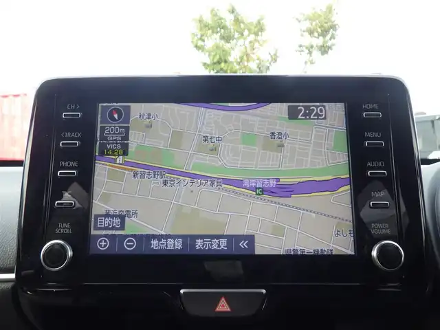 トヨタ ヤリスクロス ハイブリッド Z 千葉県 2021(令3)年 4.2万km ブラックマイカ Toyota Safety Sense/・プリクラッシュセーフティ/・レーンディパーチャーアラート/・オートハイビーム/・レーダークルーズコントロール/・ブラインドスポットモニター/アイドリングストップ/純正コネクティッドナビ/地デジTV/【Bluetooth接続】/パノラミックビューモニター/ドライブレコーダー/ハーフレザーシート/前席シートヒーター/革巻きステアリング/ステアリングスイッチ/ETC/LEDヘッドライト/ウインカーミラー/クリアランスソナー/純正18インチアルミホイル/サイド/カーテンエアバッグ/スマートキー