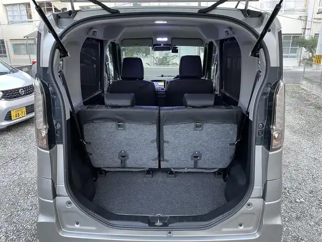 スズキ スペーシア カスタム Z ターボ 福岡県 2017(平29)年 2.8万km スチールシルバーM 純正ナビ/（AM/FM/CD/DVD/USB/AUX/Bluetooth/フルセグTV）/クルーズコントロール/ハンズフリー/アイドリングストップ/レーンキープ/衝突軽減ブレーキ/ETC/ドライブレコーダー前（SD有り）/パドルシフト/オートライト/電格ミラー/純正フロアマット/純正アルミホイール/保証書/取扱説明書/スペアキー×１/プッシュスタート