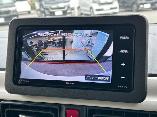 ダイハツ ムーヴ キャンバス ストライプス G 栃木県 2024(令6)年 0.1万km シャイニングホワイトパール/サンドベージュメタリック スマートアシスト/・衝突回避支援ブレーキ機能/・ブレーキ制御付誤発進抑制機能/・車線逸脱抑制制御機能/・路側逸脱警報機能/・先行車発進お知らせ機能/・標識認識機能/・アダプティブドライビングビーム/社外メモリナビ/フルセグTV/DVD/Bluetooth/バックカメラ/両側パワースライドドア/スマートキー/シートヒーター/保温機能付カップホルダー/ステアリングリモコン/純正フロアマット/LEDヘッドライト/フォグランプ/オートライト/コーナーセンサー