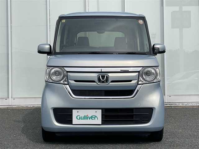 ホンダ Ｎ ＢＯＸ G 福岡県 2019(平31)年 6.4万km モーニングミストブルーM ストラーダナビ/（AM/FM/CD/BT/ワンセグ）/ワンオーナー/ETC/前方ドライブレコーダー/フロアマット/両側スライドドア/横滑り防止装置/プッシュスタート/スマートキー/ドアバイザー/電動格納ミラー/アイドリングストップ/Wエアバッグ/保証書・取扱説明書