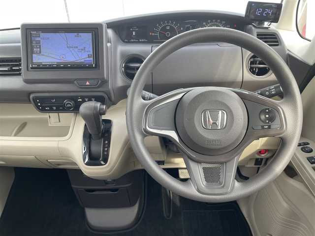 ホンダ Ｎ ＢＯＸ G 福岡県 2019(平31)年 6.4万km モーニングミストブルーM ストラーダナビ/（AM/FM/CD/BT/ワンセグ）/ワンオーナー/ETC/前方ドライブレコーダー/フロアマット/両側スライドドア/横滑り防止装置/プッシュスタート/スマートキー/ドアバイザー/電動格納ミラー/アイドリングストップ/Wエアバッグ/保証書・取扱説明書