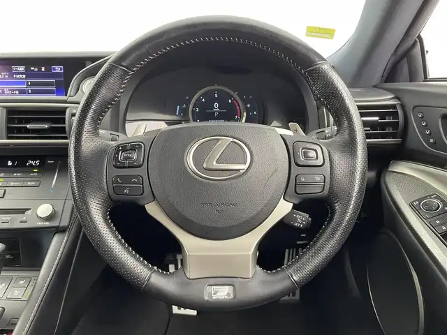 レクサス ＲＣ 200t Fスポーツ 大分県 2016(平28)年 8.5万km ヒートブルーコントラストレイヤリング 純正ナビ/(CD/BD/BT/SD/フルセグTV/AUX）/マークレビンソン/バックカメラ/ＥＴＣ/クルーズコントロール/レザーシート/シートヒーター/ステアリングヒーター/電動チルトテレスコピックステアリング/パワーシート/運転席シートメモリ/パドルシフト/プッシュスタート/スマートキー/ステアリングスイッチ/電動格納ウィンカーミラー/フォグランプ/保証書