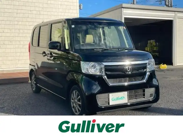 ホンダ Ｎ ＢＯＸ G L ターボ ホンダセンシング 茨城県 2018(平30)年 3.5万km クリスタルブラックパール 純正ナビ　/クルーズコントロール　/ドライブレコーダー　/両側パワースライドドア　/ＥＴＣ　ＬＥＤライト　/オートライト　/バックカメラ　/コーナーセンサー　/アイドリングストップ　/衝突軽減システム　/盗難防止装置